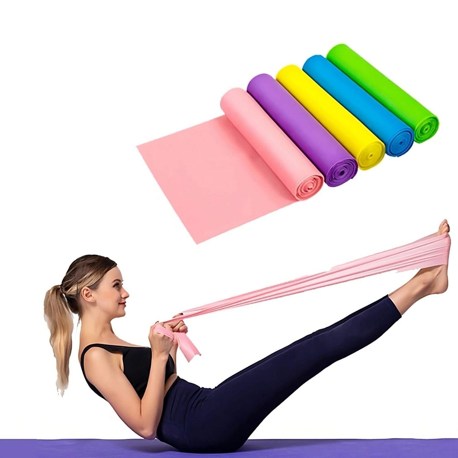 Banda Elástica De Resistencia Para Pilates Yoga Azul-1