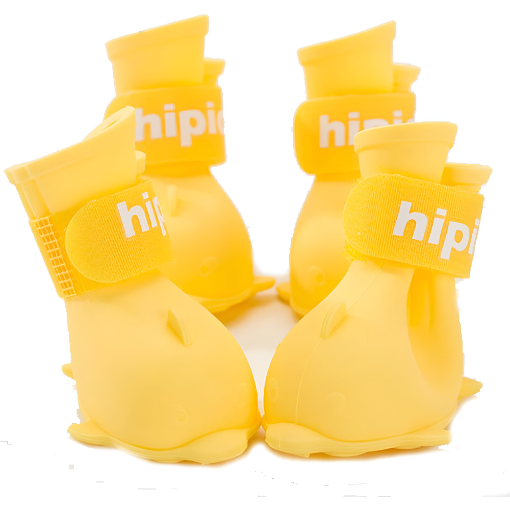 Zapatos Para Perros De Material Impermeable De Silicona-2