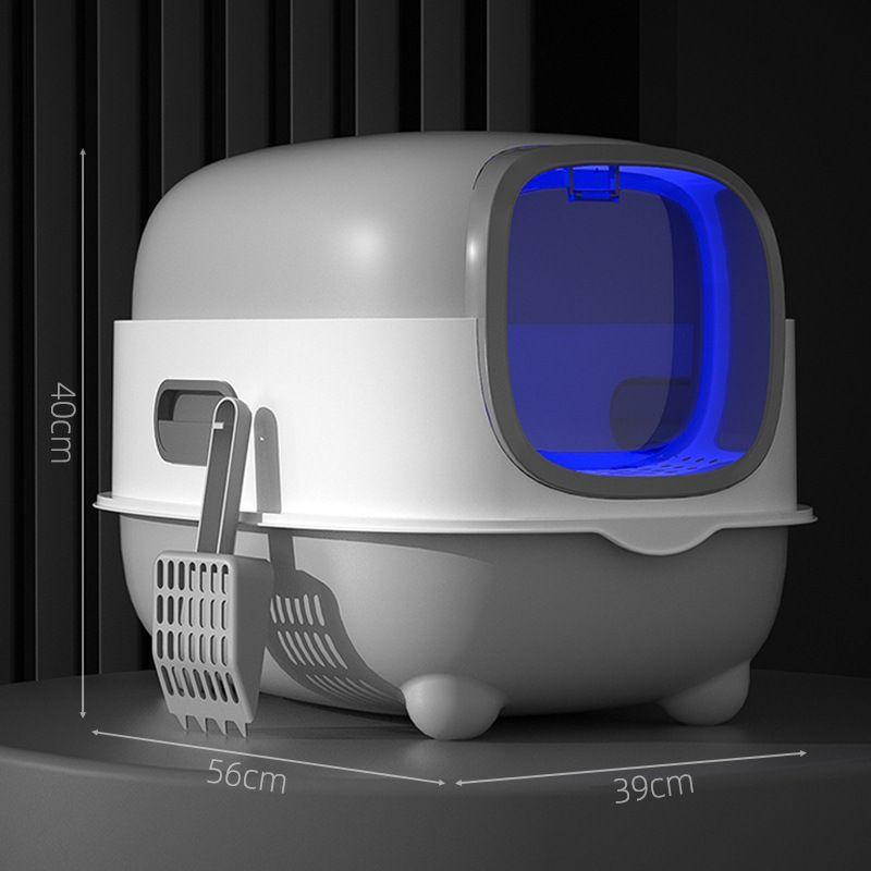 Caja de Arena Plegable Completa bandeja Para Gato-2