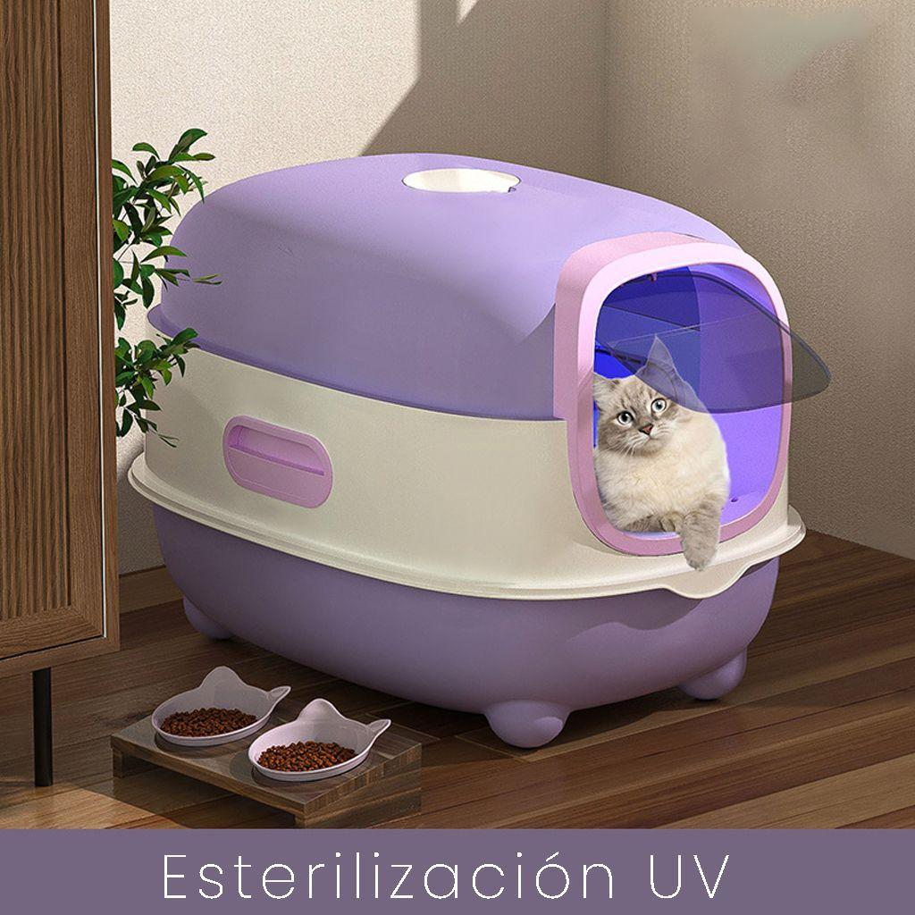 Caja de Arena Plegable Completa bandeja Para Gato-5