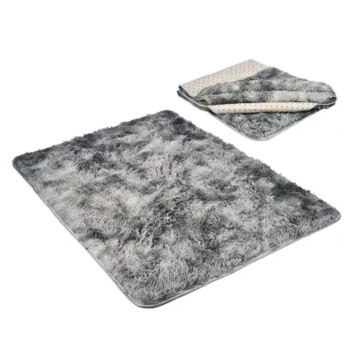 Alfombras Bajada Cama Peluditas Livianas De 150x60 Cm-0