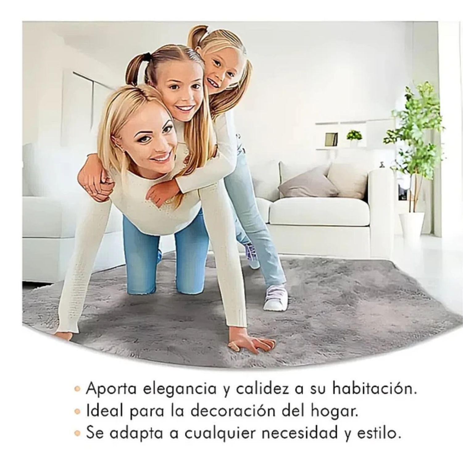 Alfombras Bajada Cama Peluditas Livianas De 150x60 Cm-1