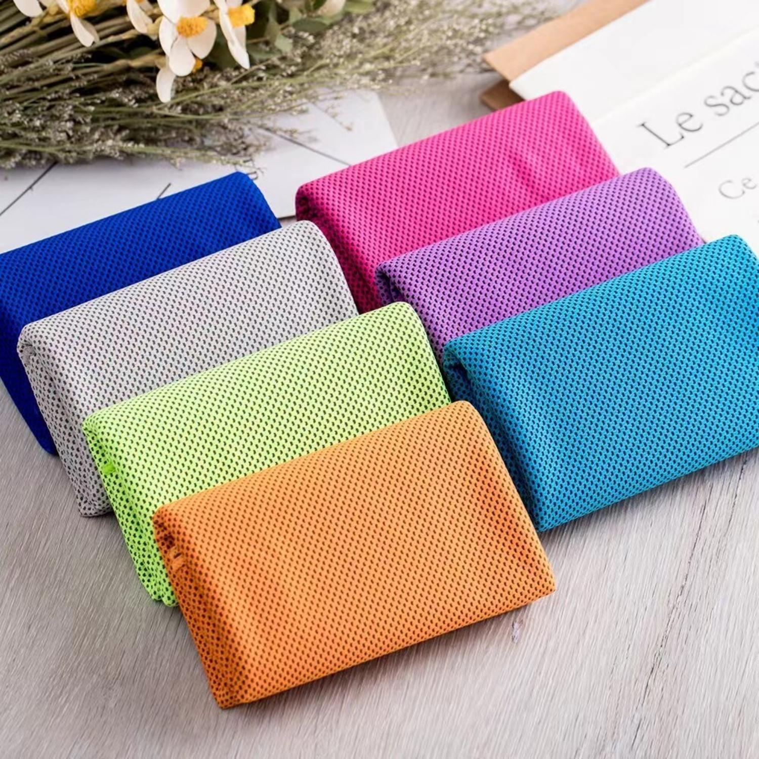 Toalla De Enfriamiento Toalla Microfibra Deporte - Azul-2