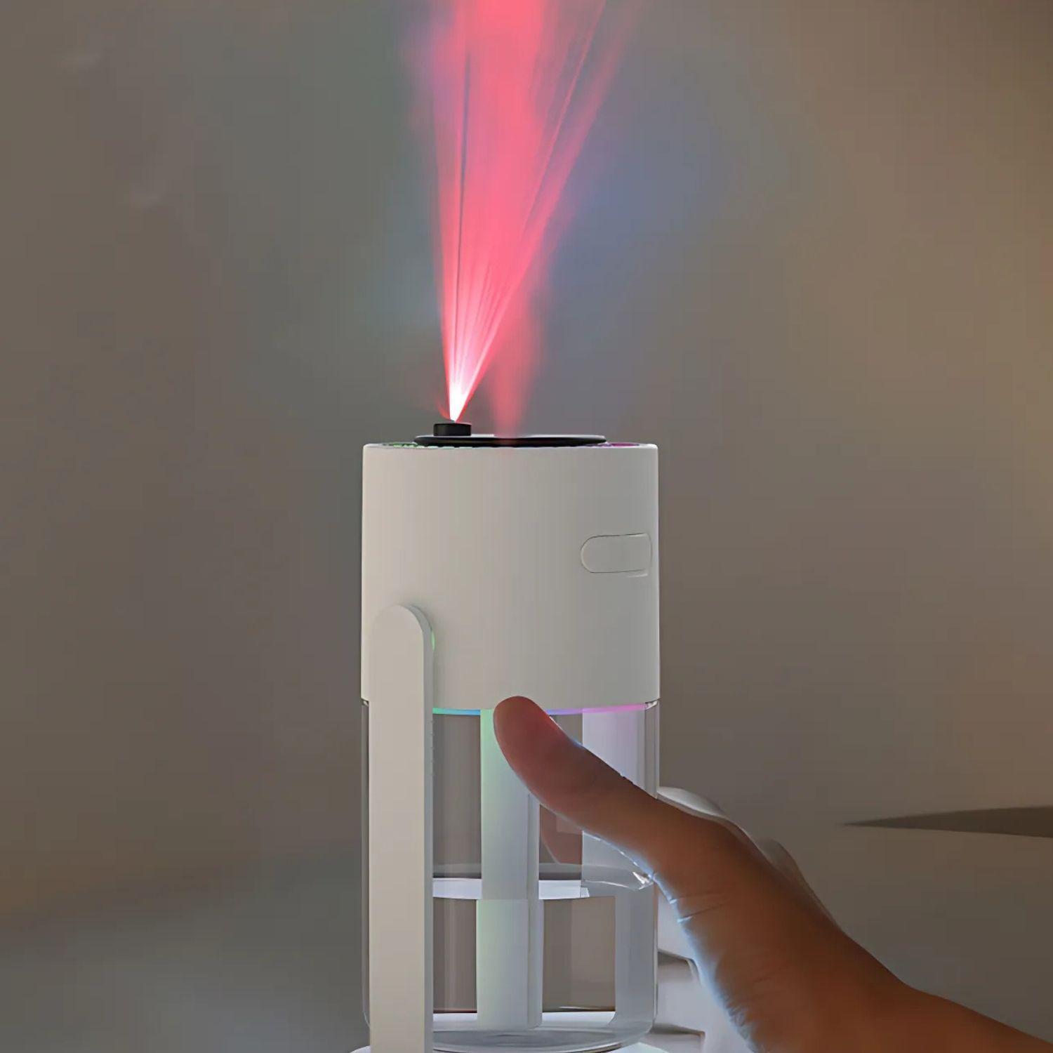 Humidificador USB y Proyección Luz Cielo Estrellas Portátil-4