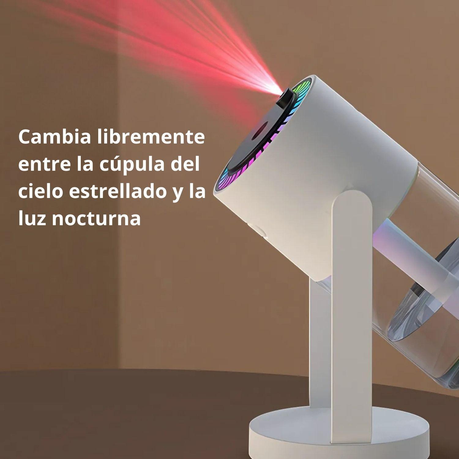 Humidificador USB y Proyección Luz Cielo Estrellas Portátil-6