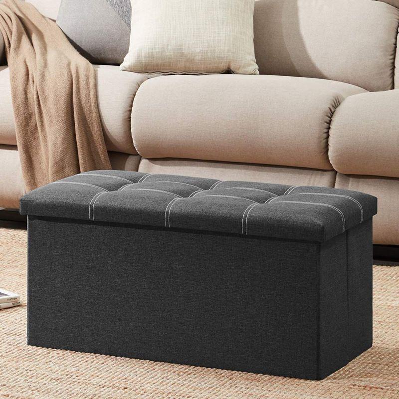 Puff Taburete Plegable Organizador Multi 76cmx38cm-2