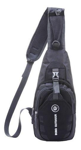 Banano Bolso Tipo Bandolera Banano Cruzado Negro-0