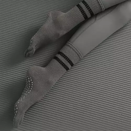 Calcetines Térmicos Con Dedos Antideslizantes Yoga Deporte-4