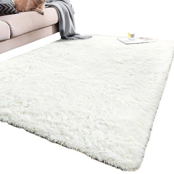 Alfombra Peludita Livianas 120 X 160 Cm - Blanco-0