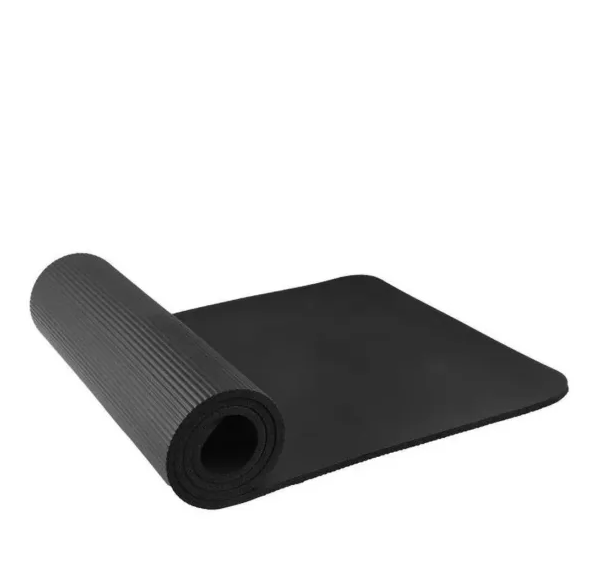 Yoga Mat 10 Mm Con Bolso + Strap Color Negro-0