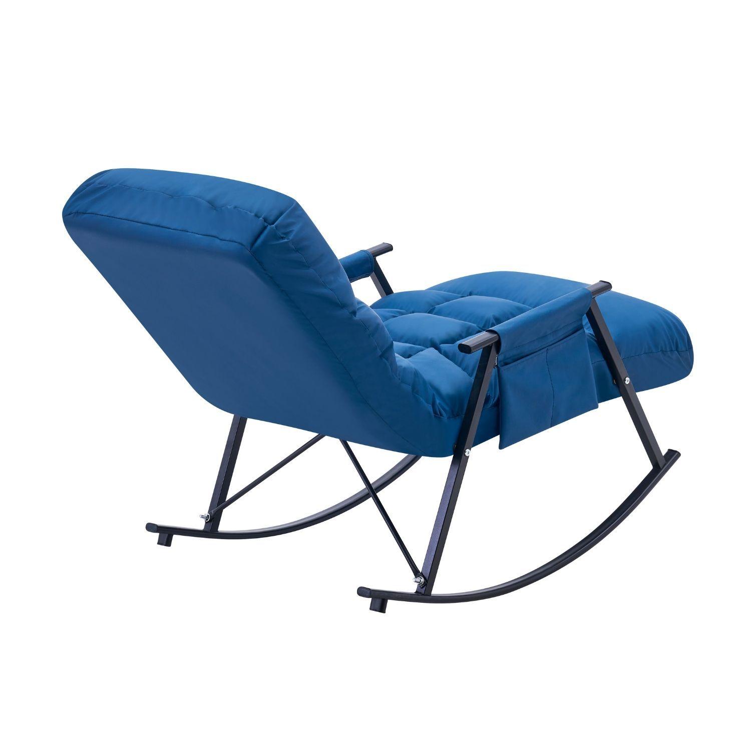 Sillón Mecedora Comodidad Interior Exterior Reclinable Hogar-2