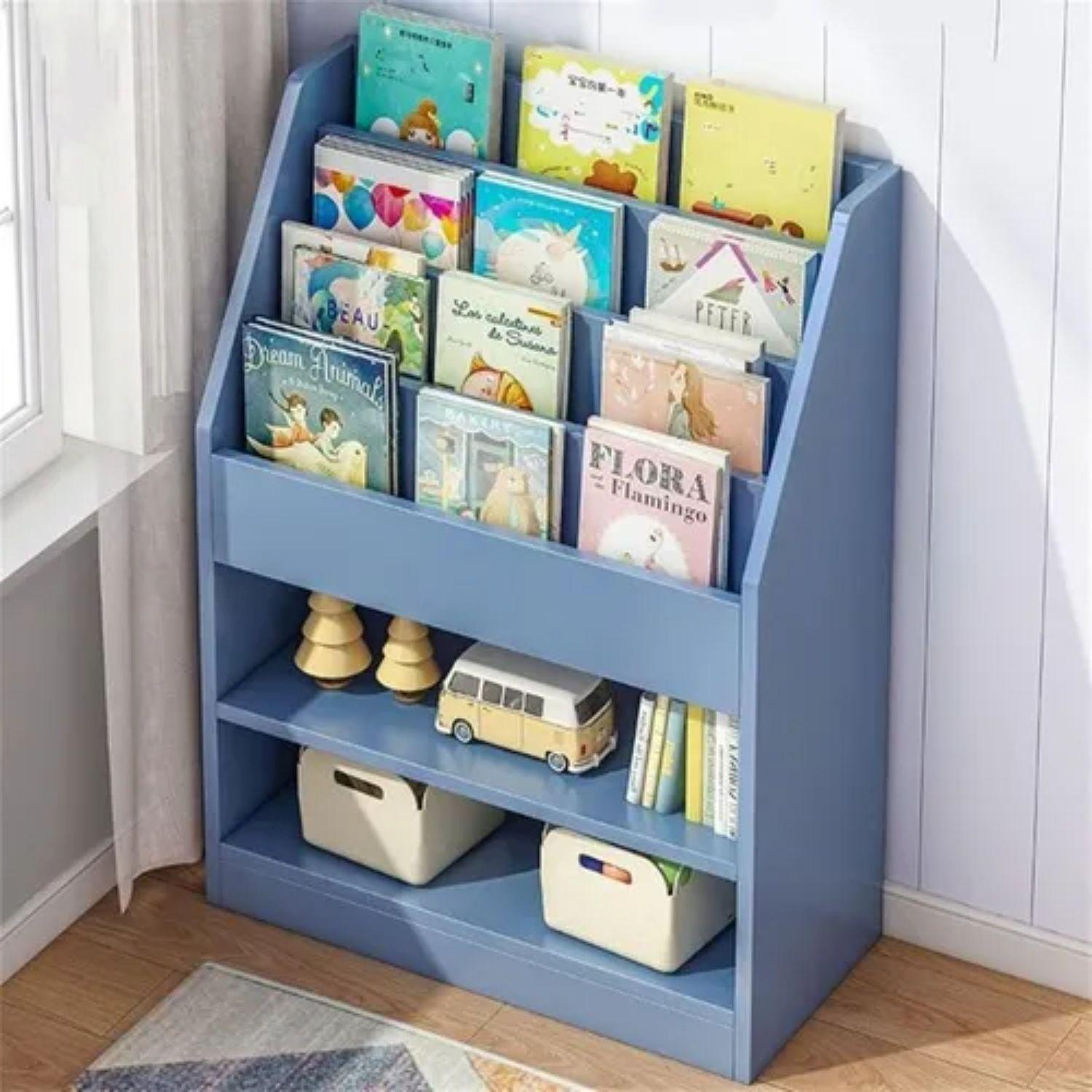 Estanteria De Libros 82x30x100 Organizador Multifuncional-1