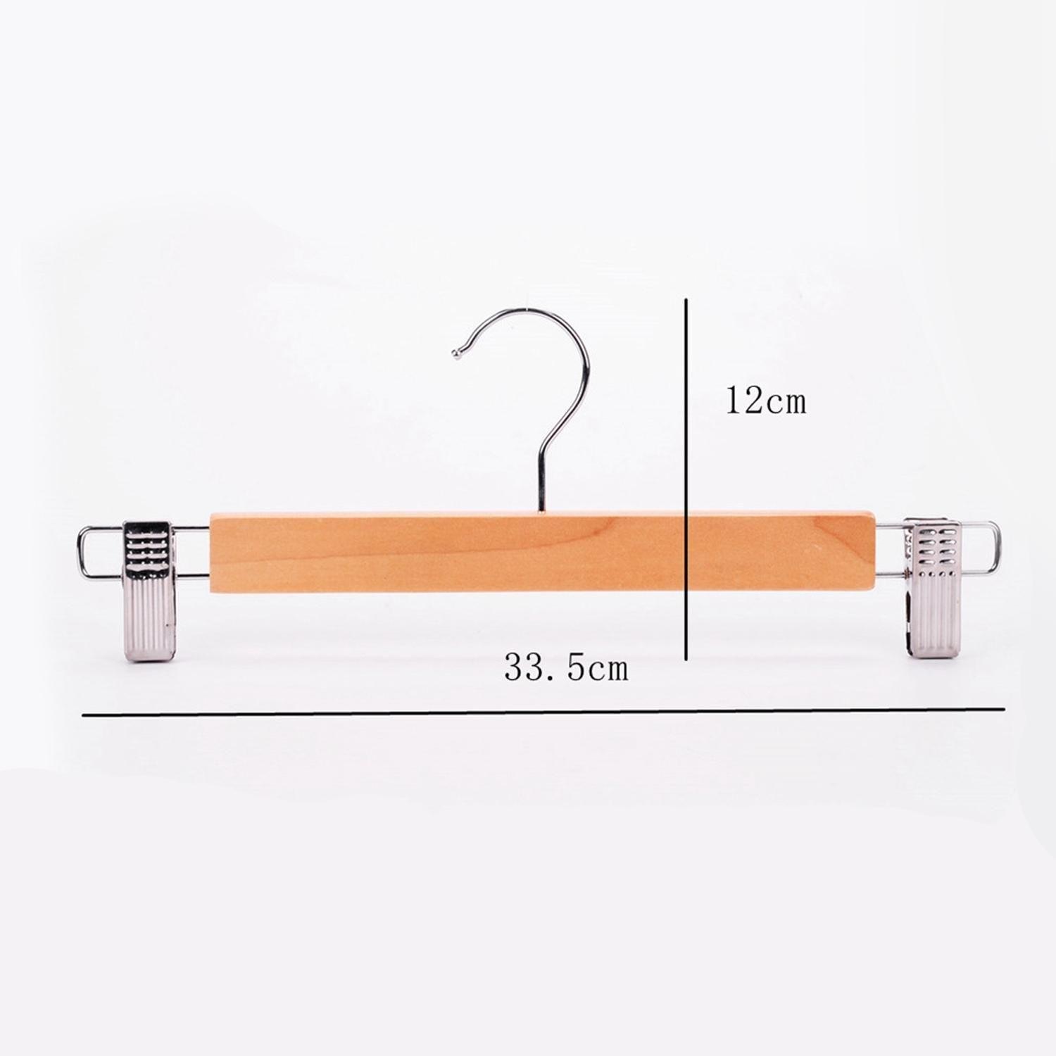 Pack 10 Colgador De Ropa De Madera Pinzas Ajustables Lavandería-4