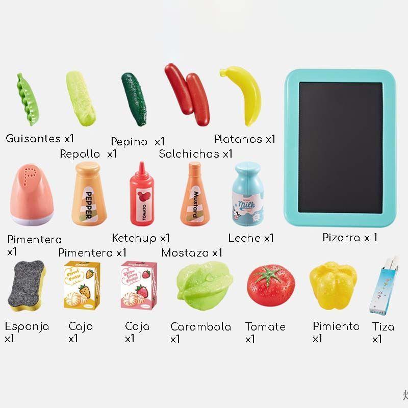 Juego de Cocina con Luces y Sonidos 42 Piezas-6