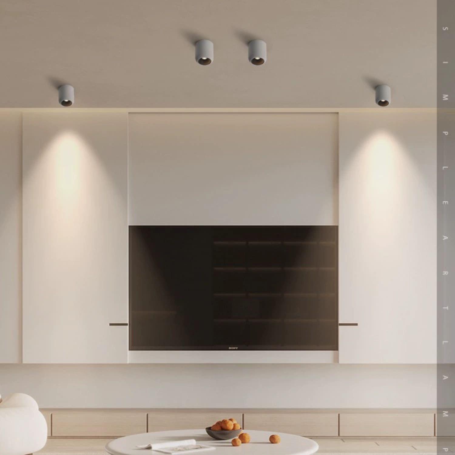 Foco Led Aplique Lámpara De Techo Minimalista 4000k-2