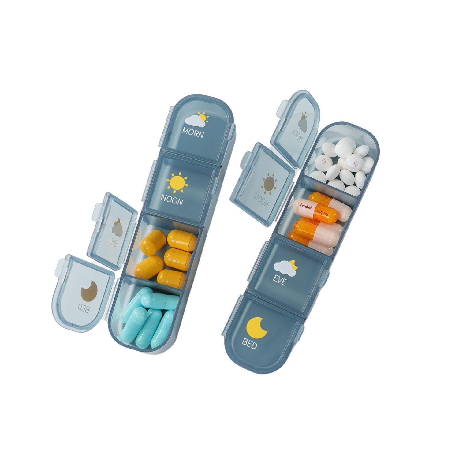 Organizador De Pastillas Portátil Pastillero Semanal-2