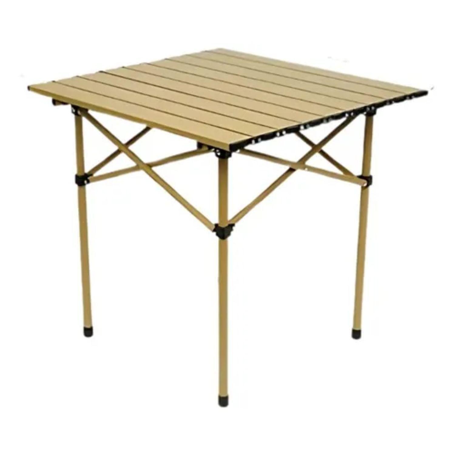 Set Mesa Y 2 Sillas Plegables Exterior Camping Portátil-2