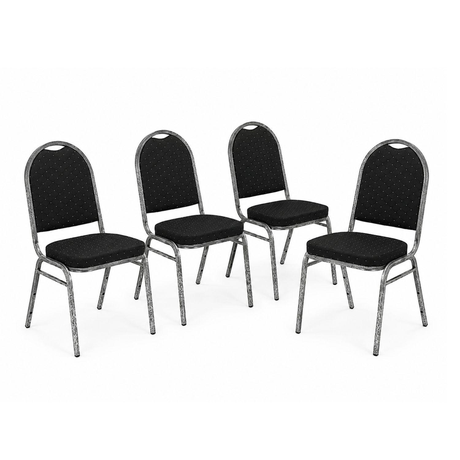 Pack 4 Sillas De Eventos Varios Hotel Restaurante Acolchada-6