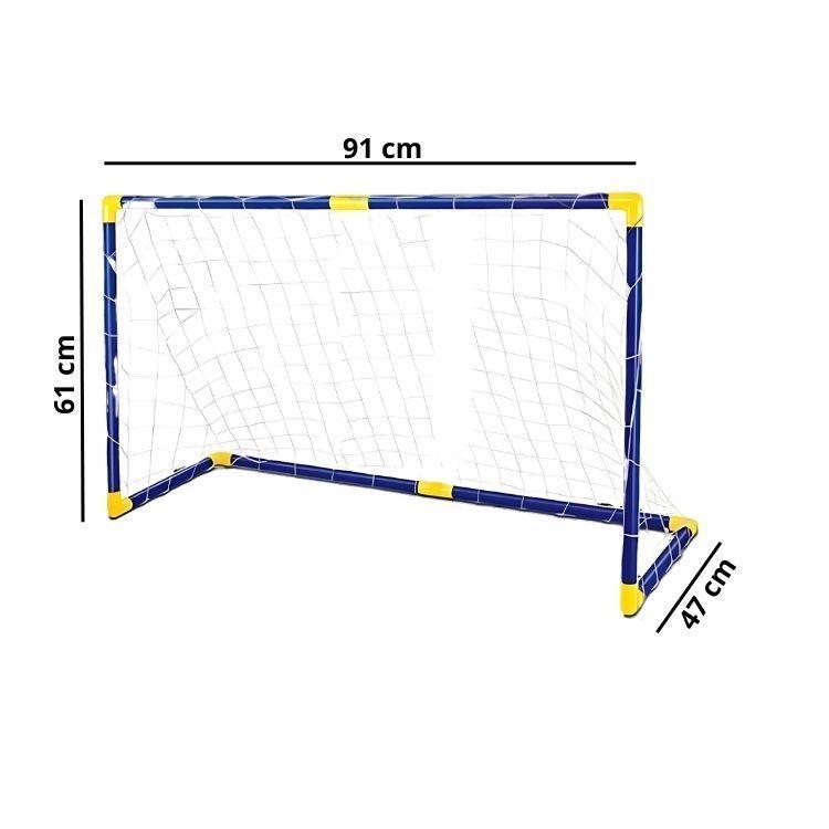 Set Arcos Juego Mini Futbol Para Niños Aire Libre-3