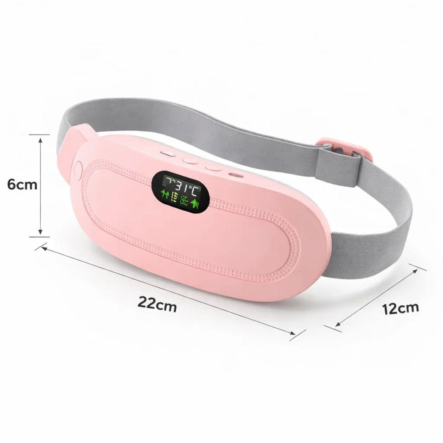 Cinturón Térmico Menstrual Eléctrico con Masaje y Vibración-1