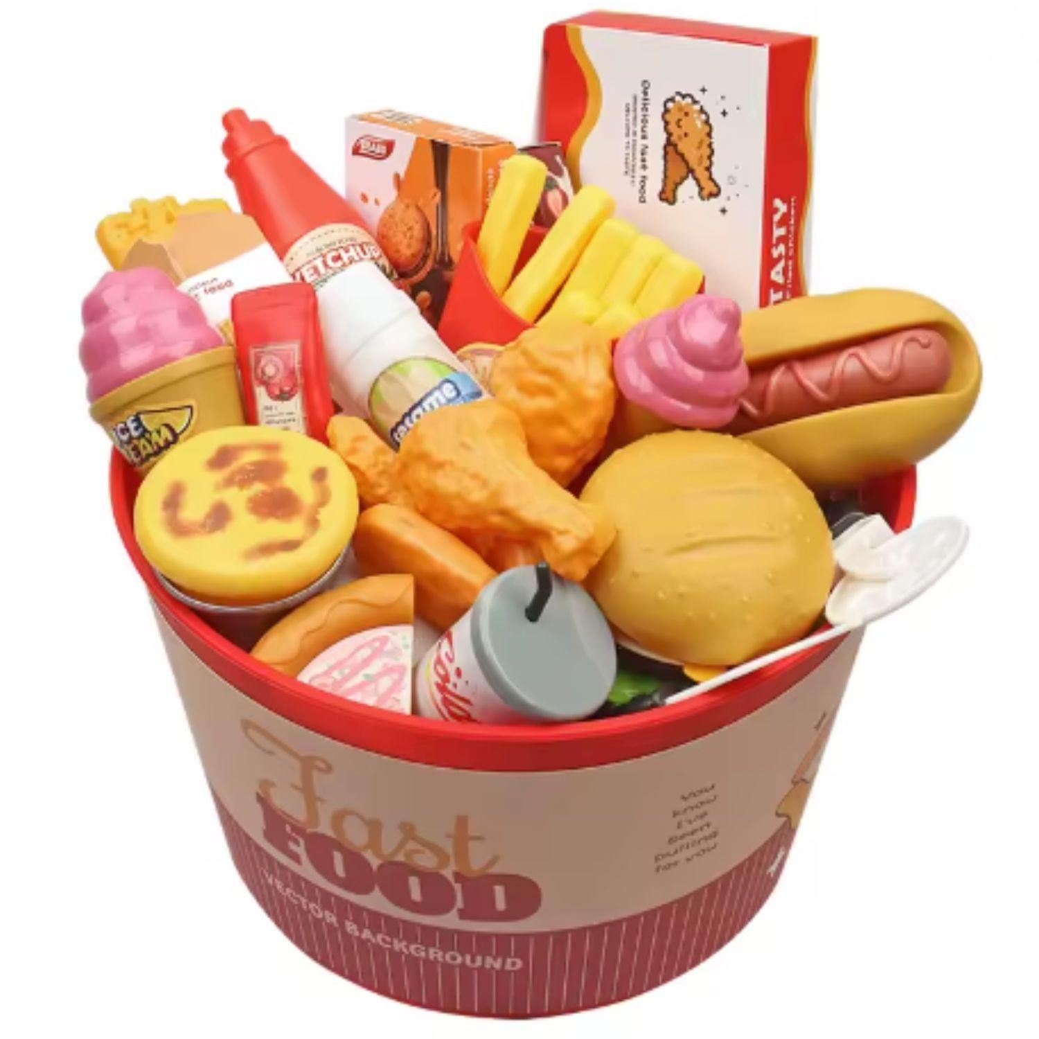 Set Alimentos de Juguete para Niños Juego de Cocina-0