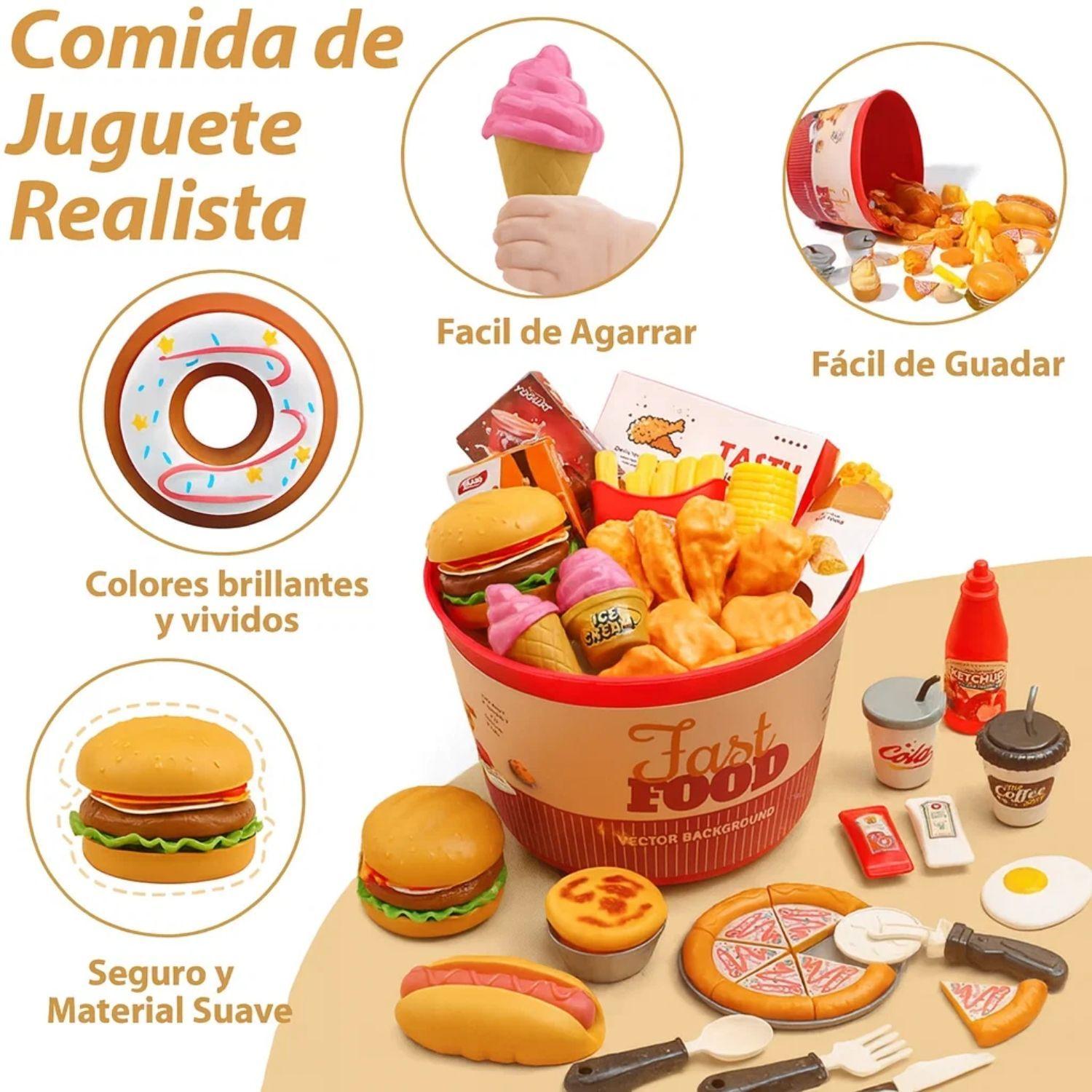 Set Alimentos de Juguete para Niños Juego de Cocina-6