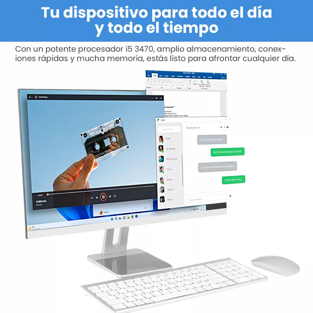 Computadora All In One Intel Core I5 3470 16/256gb 21.5''-3
