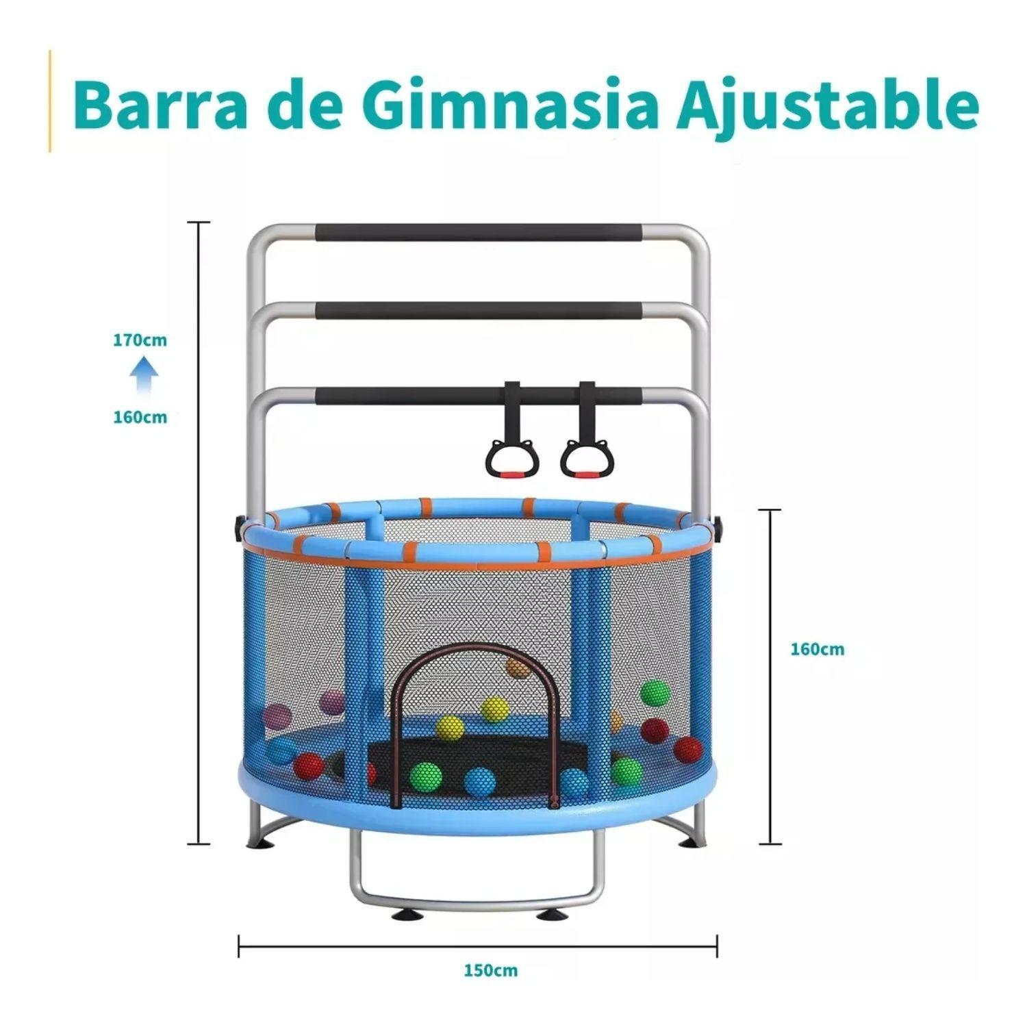Trampolín para Niños y Adultos con Red de Seguridad Gimnasia-1