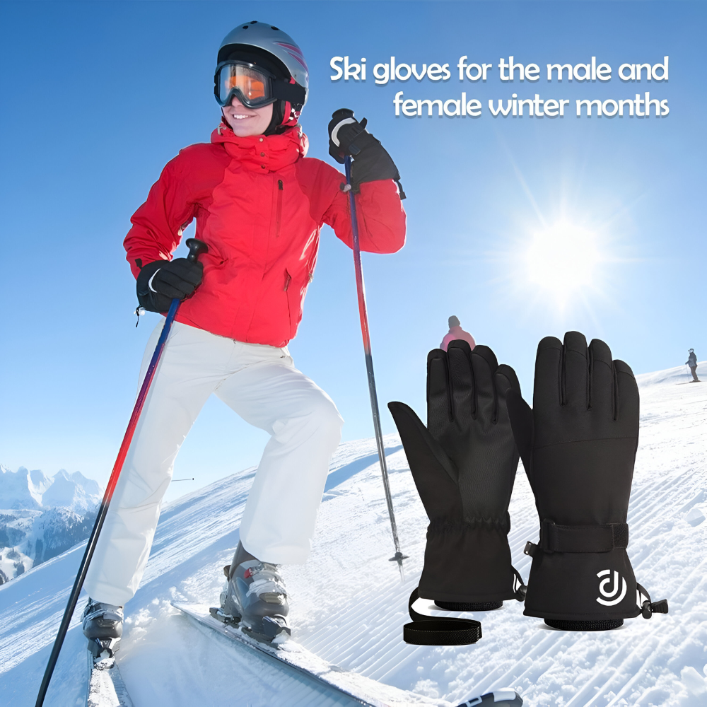 Guantes Para Invierno Y Deportes De Nieve Unisex Sintéticos-2