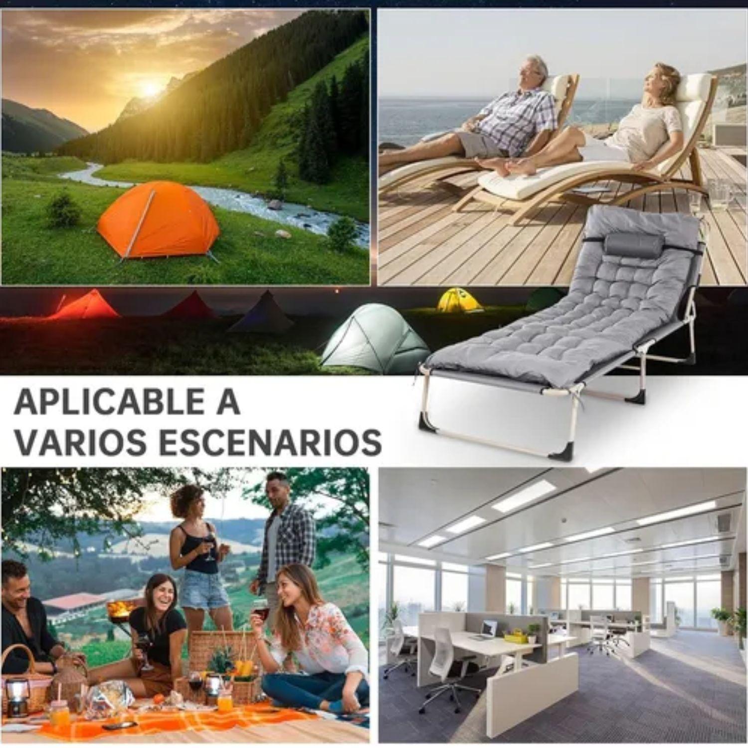 Silla Reposera Tumbona Aire Libre-5