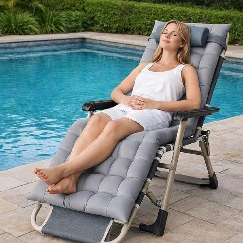 Silla Reposera Tumbona Aire Libre-5