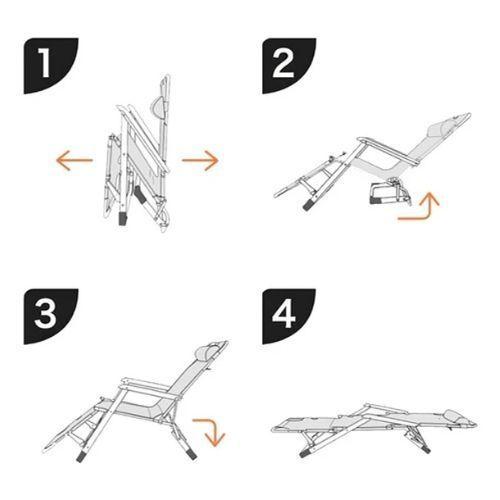 Silla Reposera Tumbona Aire Libre-4