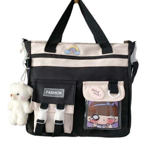 Bolso Mochila De Hombro Coreano Para Mujer-0