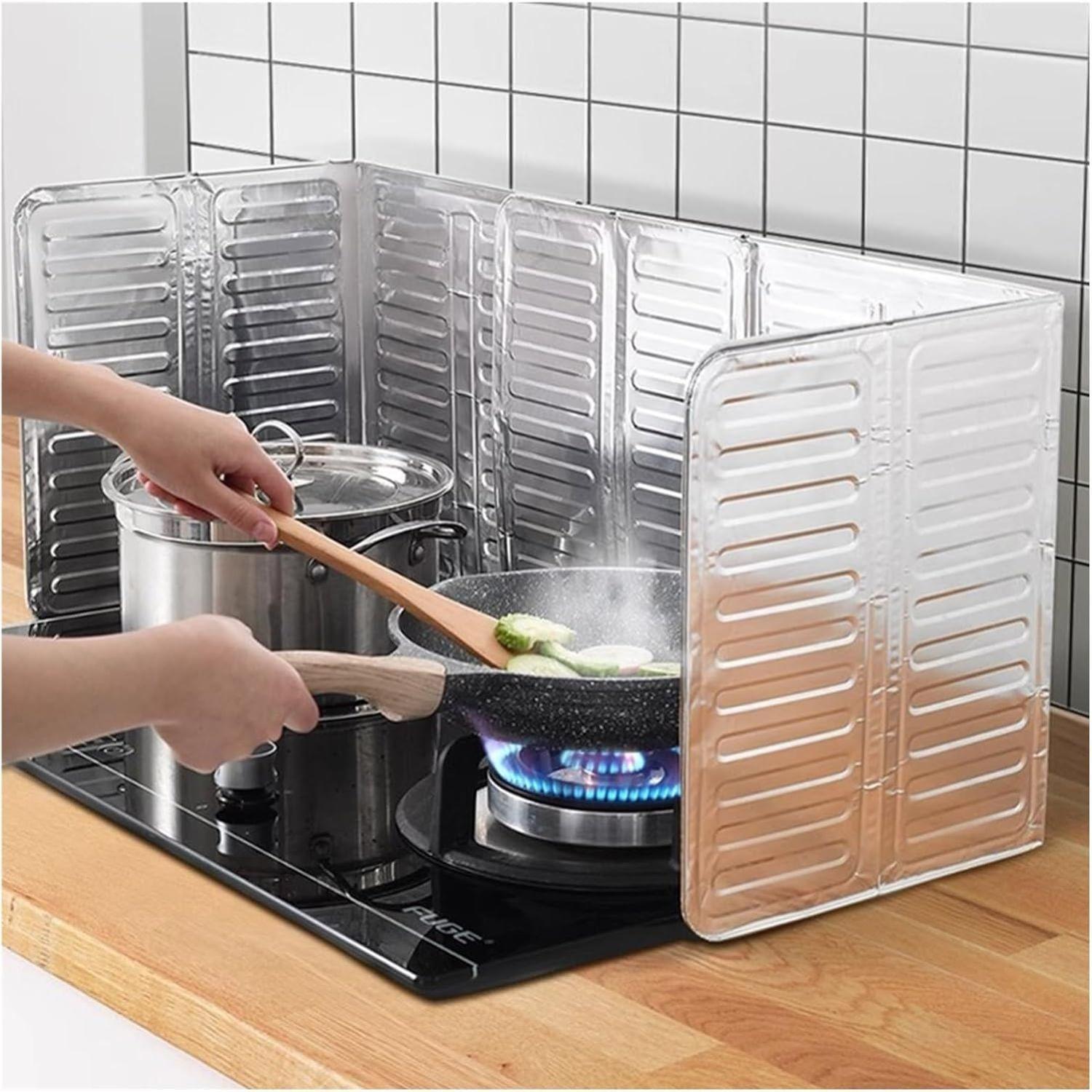 Protector Antisalpicaduras De Aceite Cocina Set 5 Piezas-1