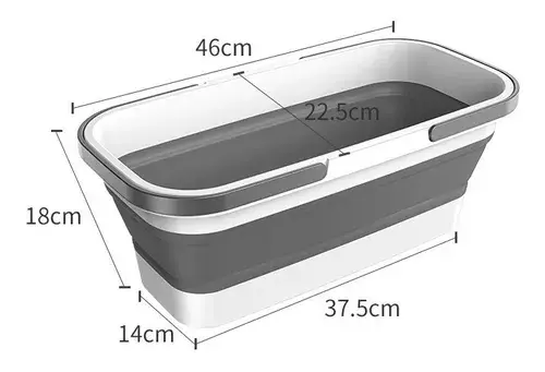 Palangana 12 Litros Plegable Portatil Para El Hogar-1