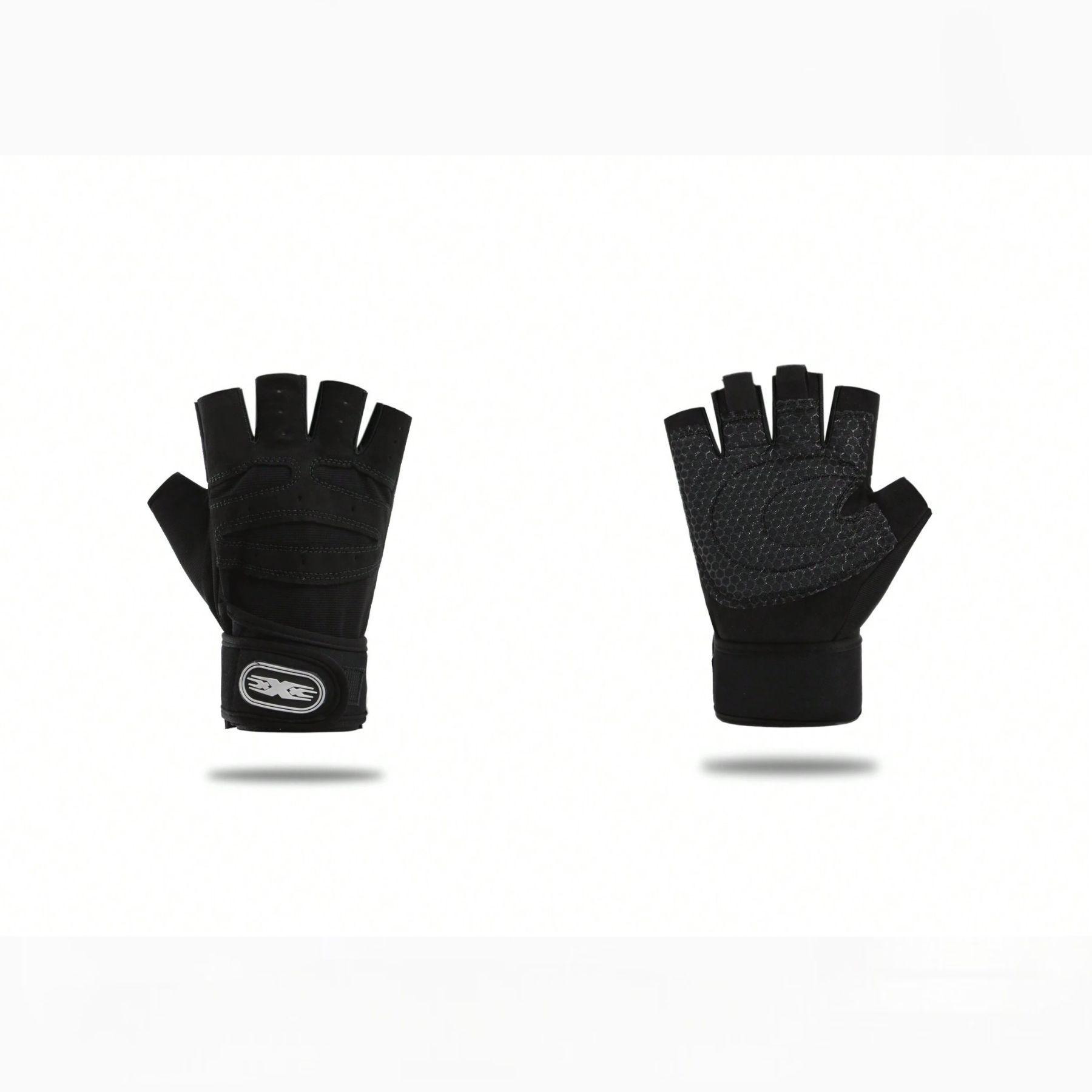 Guantes Deportivos Con Muñequera Para Gym Crossfit Bicicleta-5