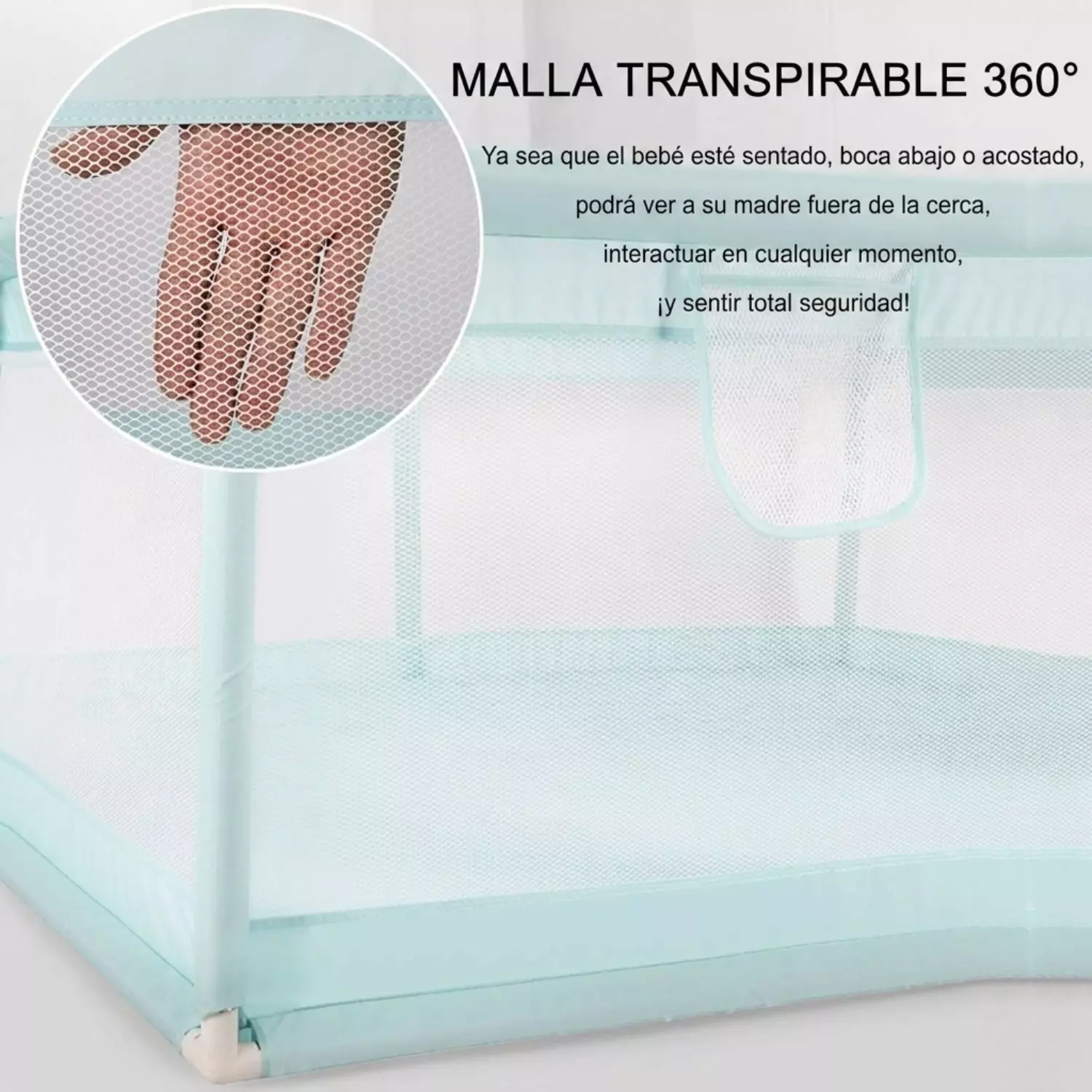 Corral Para Bebés Con Pelotas Valla De Seguridad-3
