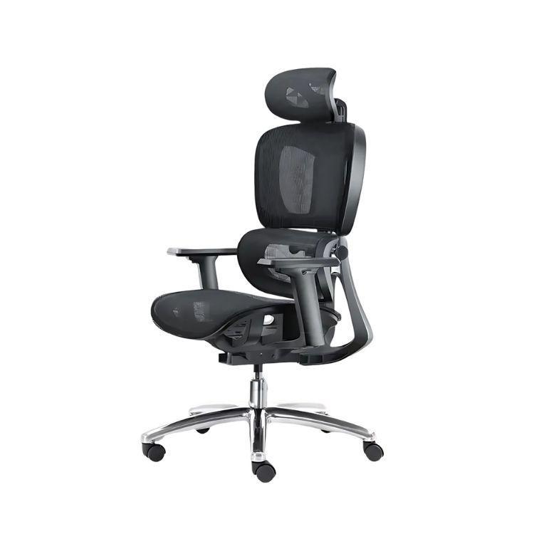 Silla Oficina Élite Ergonómica Soporte Lumbar Cervical Ajustable-0