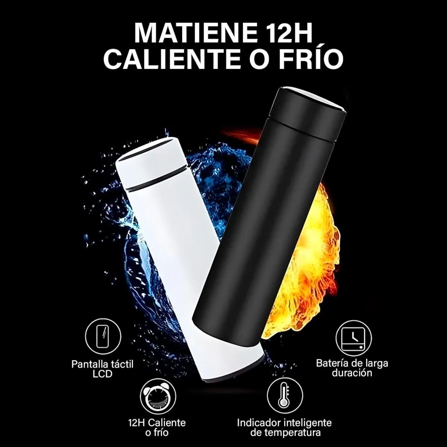 Botella Termo Inteligente LED Indicador Temperatura-3