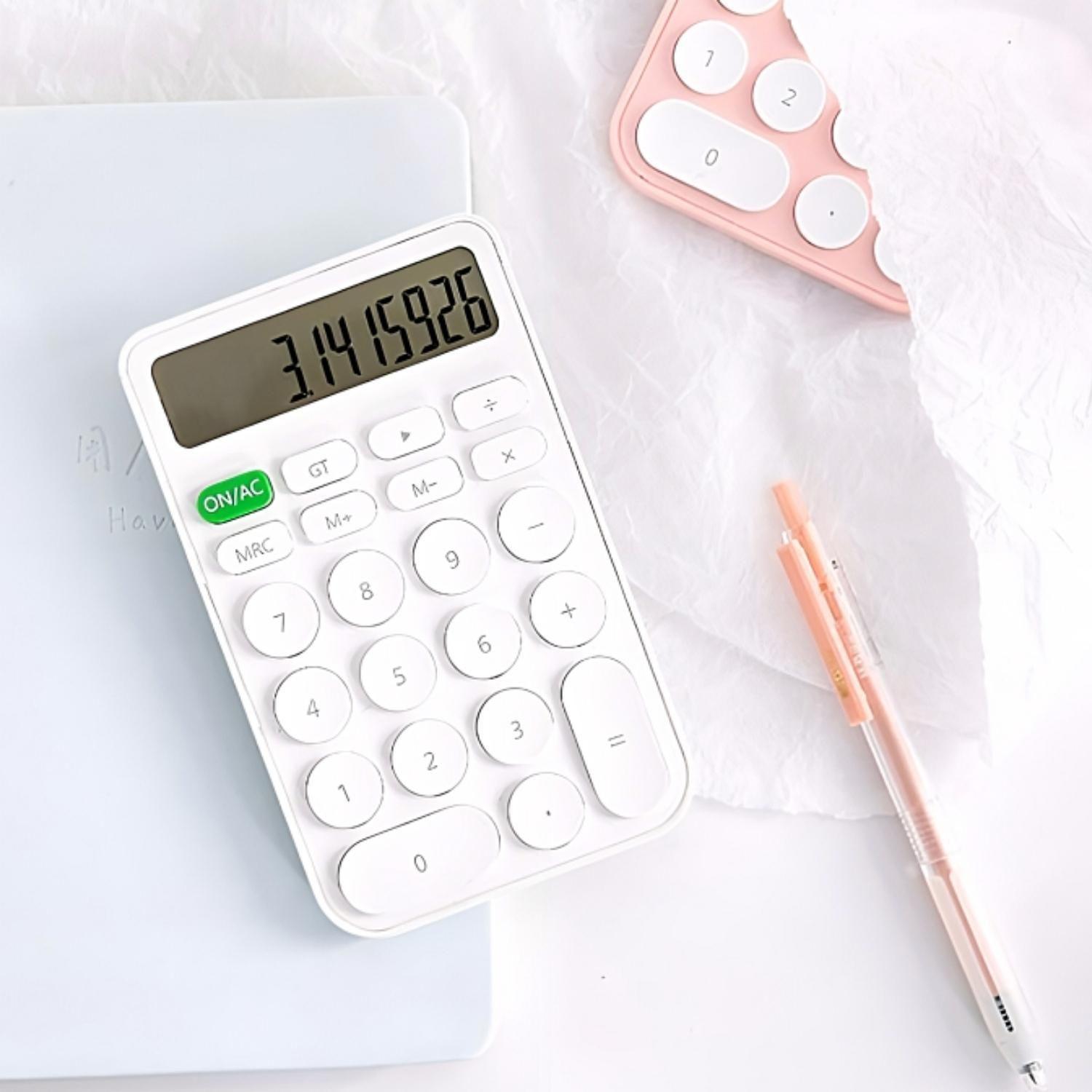 Mini Calculadora Portátil Multifuncional Oficina Estudio-1