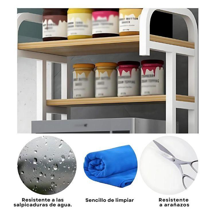 Organizador De Cocina Despensa Multifuncional Con Puertas-3