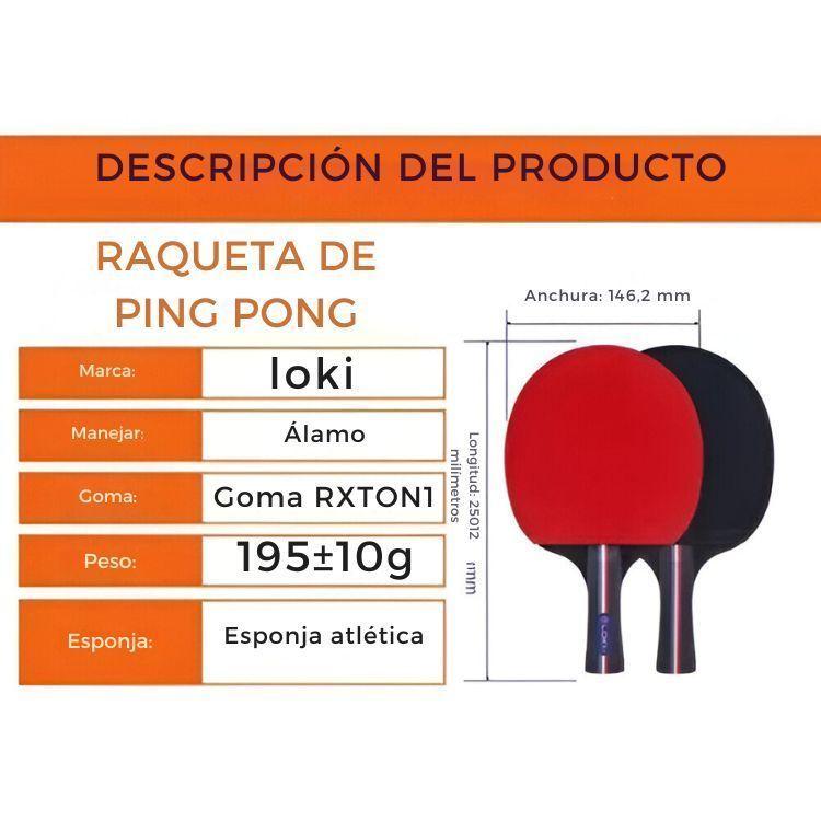 Paleta De Ping Pong 6 Estrellas Pro Carbon Performance-3