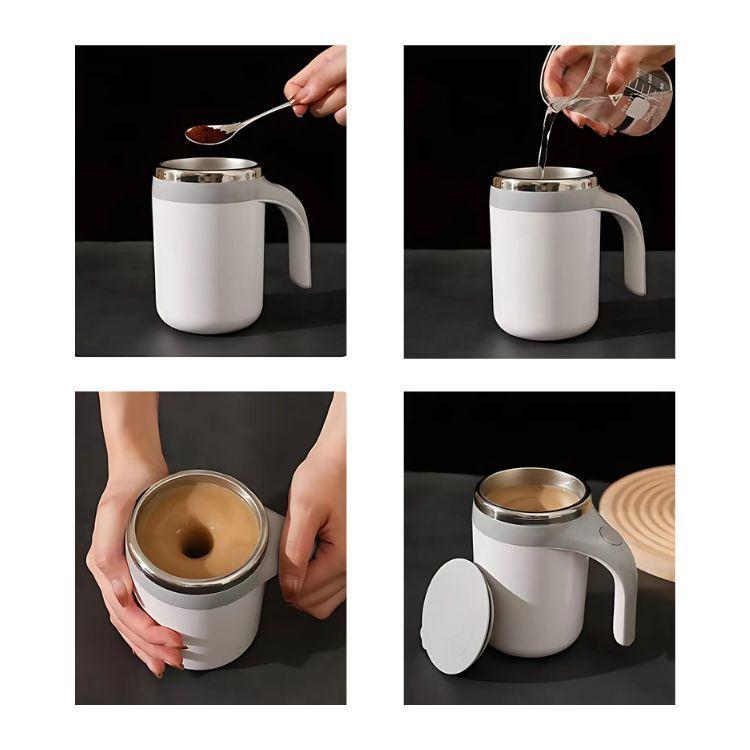 Taza Mezcladora USB Acero Inox. 350ML-5