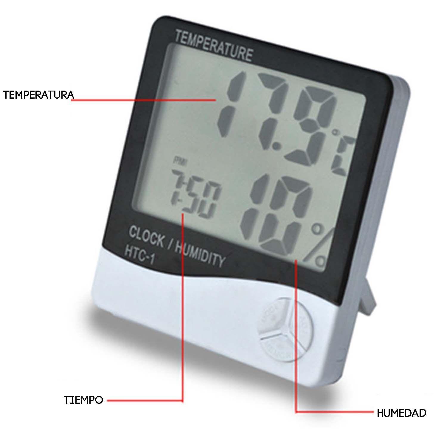 Termometro de Interior Medidor Humedad Temperatura-4
