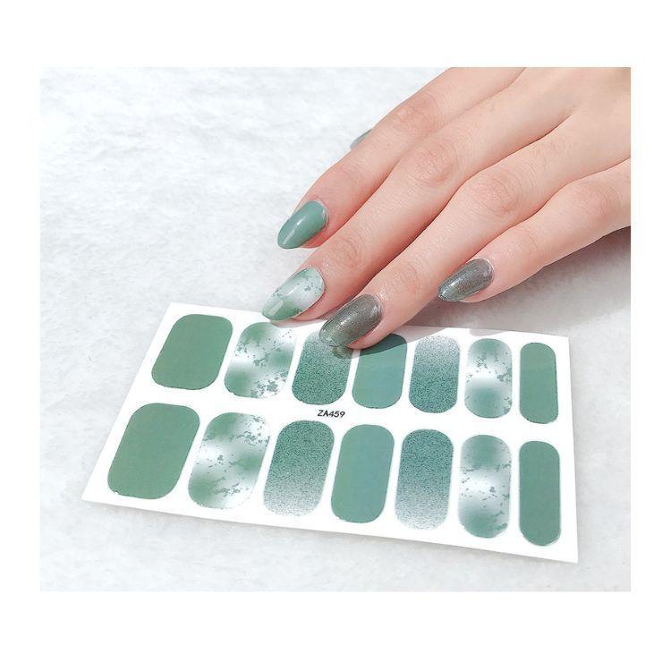 Set 10 Láminas Gel Esmalte Uñas Manicure Pintura Variados-7