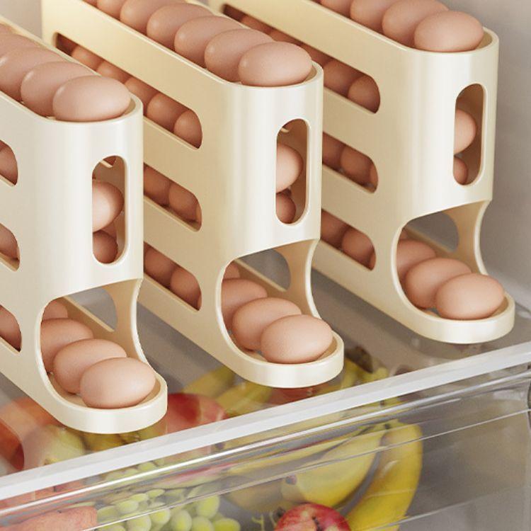 Pack 2 Soporte De Huevos 4 Niveles Deslizante-5