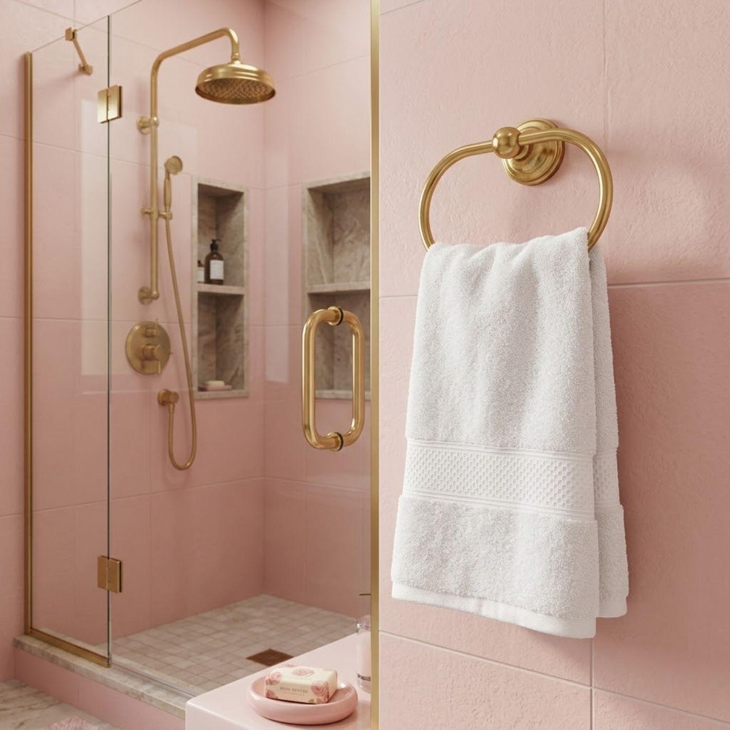 Toalla De Baño 140 x 70 cm Algodón Absorbente-2