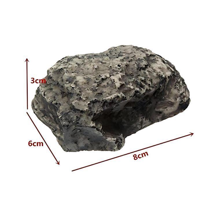 Caja Escondite De Llaves Seguro Camuflaje Forma De Piedra-2