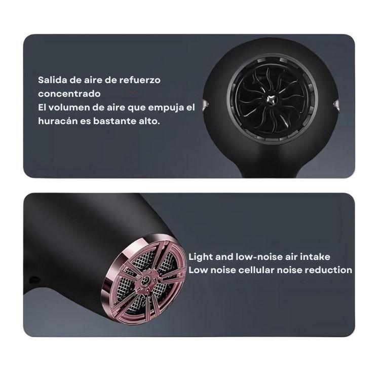 Secador De Pelo Ligero Potente Rapido Profesional-2