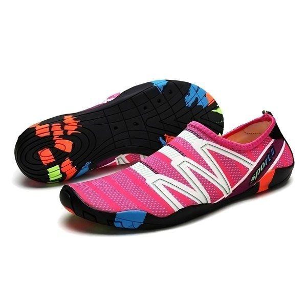 Zapatillas De Playa Zapatos De Natación Antideslizante Unisex - Rosa-0